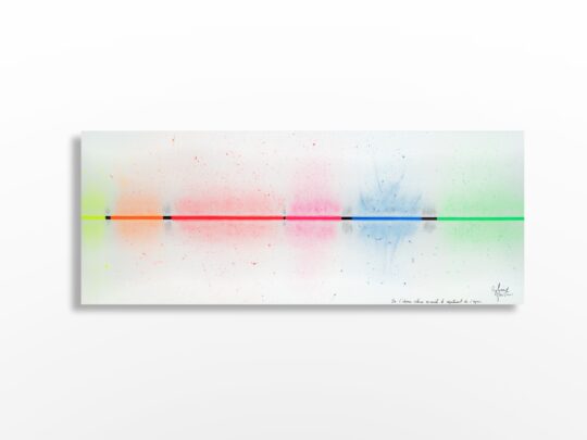 Photo de l'œuvre d'art abstrait de l'artiste Sylvain Martin à Montréal - Espoir
