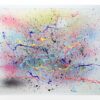 Le reflet de mon âme - Œuvre abstraite originale sur papier