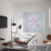 Ballerine reproduction art abstrait moderne grand format pour cabinet médical dentiste