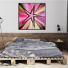 Énergie toile imprimée art abstrait énergisant grand format pour décorer chambre à coucher