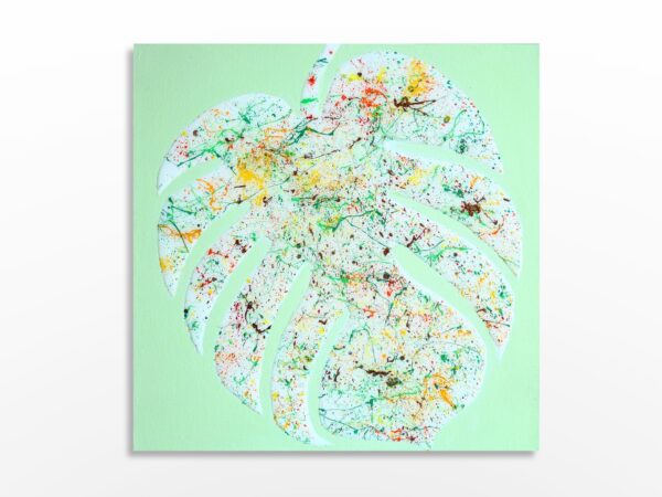 Photo de l'œuvre d'art abstrait expressionnisme de l'artiste Sylvain Martin à Montréal - Délices