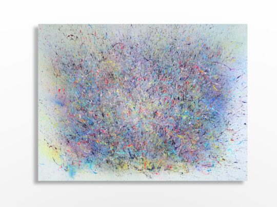 Photo de l'œuvre d'art abstrait expressionnisme de l'artiste Sylvain Martin à Montréal - Et si tu n'existais pas