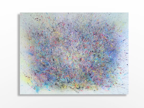 Photo de l'œuvre d'art abstrait expressionnisme de l'artiste Sylvain Martin à Montréal - Et si tu n'existais pas