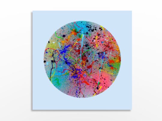 Photo de l'œuvre d'art abstrait expressionnisme de l'artiste Sylvain Martin à Montréal - Infinité