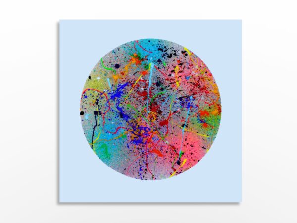Photo de l'œuvre d'art abstrait expressionnisme de l'artiste Sylvain Martin à Montréal - Infinité