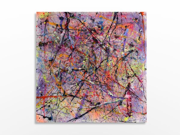 Photo de l'œuvre d'art abstrait expressionnisme de l'artiste Sylvain Martin à Montréal - Prendre du recul
