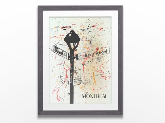 Affiche Montréal artistique encadré - Duluth
