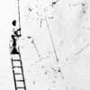 Affiche noir et blanc- Le Peintre