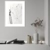 Affiche noir et blanc- Le Peintre art mural