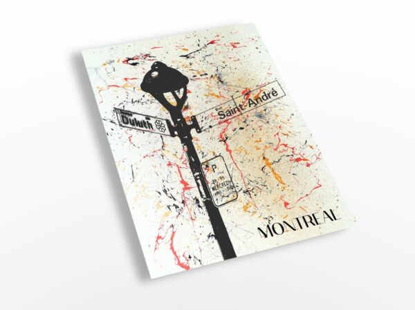 Carte Postale Artistique de Montreal - Rue Duluth - Sylvain Martin