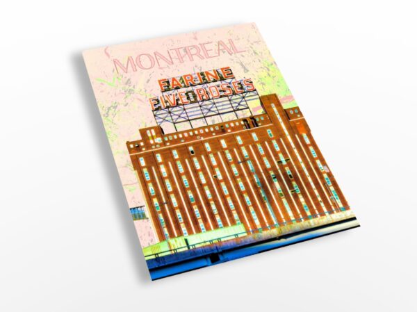 Carte Postale Artistique Montreal - Five Roses au Crépuscule - Sylvain Martin