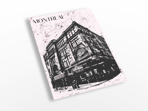 Carte Postale Artistique de Montréal - Le Magasin la Baie d'Hudson - Sylvain Martin