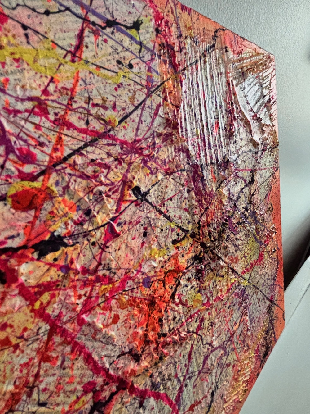 Déguiser - oeuvre d'art abstrait close up 2 Déguiser - oeuvre d'art abstrait close up 2