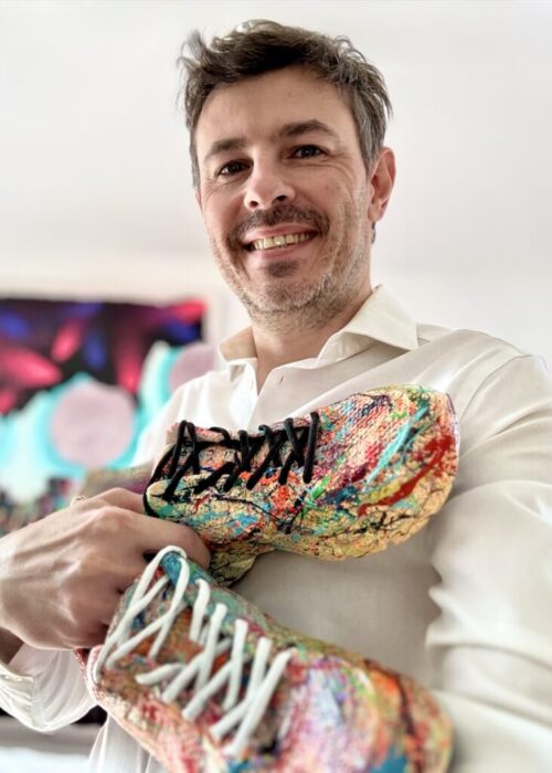 Photo Sylvain Martin artiste viseul art abstrait montréal