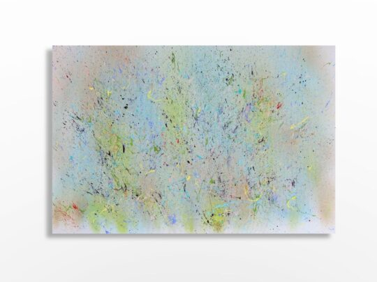 Photo de l'œuvre expressionnisme abstrait de l'artiste Sylvain Martin à Montréal - Douceur